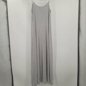 AX Armani Exchange Modal Gray Spaghetti Strap Maxi Dress